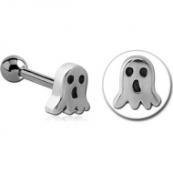 SURGICAL STEEL TRAGUS MICRO BARBELL- GHOST PIERCING