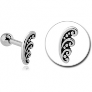 SURGICAL STEEL TRAGUS MICRO BARBELL