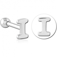 SURGICAL STEEL TRAGUS MICRO BARBELL - I PIERCING