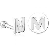 SURGICAL STEEL TRAGUS MICRO BARBELL - M PIERCING