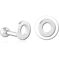 SURGICAL STEEL TRAGUS MICRO BARBELL - O PIERCING