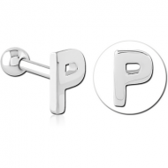 SURGICAL STEEL TRAGUS MICRO BARBELL - P PIERCING