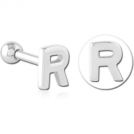 SURGICAL STEEL TRAGUS MICRO BARBELL - R PIERCING