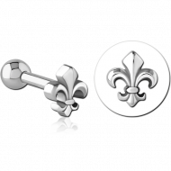 SURGICAL STEEL TRAGUS MICRO BARBELL