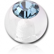 UV ACRYLIC SWAROVSKI CRYSTAL JEWELLED MICRO BALL PIERCING