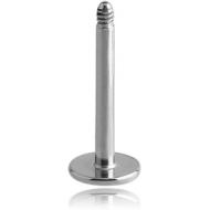 SURGICAL STEEL MICRO LABRET PIN PIERCING