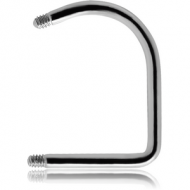 SURGICAL STEEL MICRO LIP HOOP PIN PIERCING