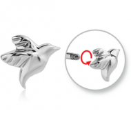 SURGICAL STEEL MICRO THREADED ATTACHMENT - BIRD PIERCING