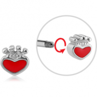 SURGICAL STEEL MICRO THREADED ATTACHMENT PIERCING
