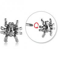 SURGICAL STEEL MICRO THREADED SPIDER ATTACHMENT PIERCING