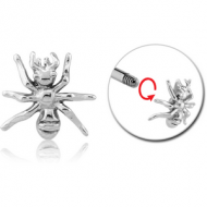 SURGICAL STEEL MICRO THREADED ATTACHMENT - ANT PIERCING