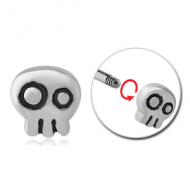 SURGICAL STEEL MICRO ATTACHMENT FOR 1.2MM THREADED PINS- GHOST PIERCING