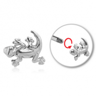 SURGICAL STEEL MICRO THREADED SALAMANDER ATTACHMENT PIERCING