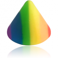 UV ACRYLIC RAINBOW CONE