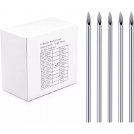 BOX OF 100 STAINLESS STEEL NEEDLES