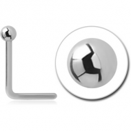 STERLING SILVER 925 90 DEGREE BALL NOSE STUD PIERCING