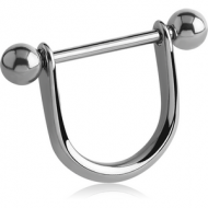 SURGICAL STEEL NIPPLE STIRRUP PIERCING