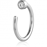 SURGICAL STEEL OPEN CLAW EARRING