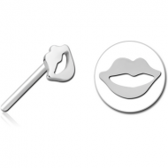 SURGICAL STEEL THREADLESS ATTACHMENT - LIPS PIERCING