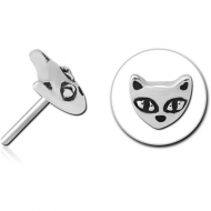 SURGICAL STEEL THREADLESS ATTACHMENT - CAT PIERCING