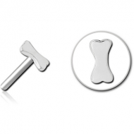 SURGICAL STEEL THREADLESS ATTACHMENT - BONE PIERCING