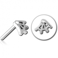 SURGICAL STEEL JEWELLED THREADLESS ATTACHMENT - WEB PIERCING