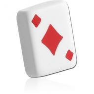 ACRYLIC PLAYING CARD ATTACHMENT-DIAMOND