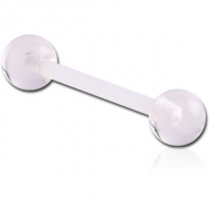 PTFE BARBELL WITH UV ACRYLIC BALLS