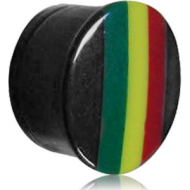 ACRYLIC RASTA PLUG