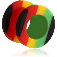 ACRYLIC RASTA THREADED TUNNEL