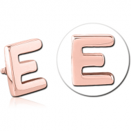 ROSE GOLD PVD COATED SURGICAL STEEL MICRO ATTACHMENT FOR 1.2MM INTERNALLY THREADED PINS - E PIERCING