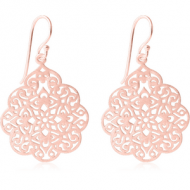 ROSE GOLD PVD COATED SURGICAL STEEL EARRINGS - BALI