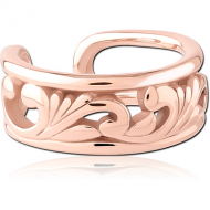 ROSE GOLD PVD COATED SURGICAL STEEL EAR CUFF