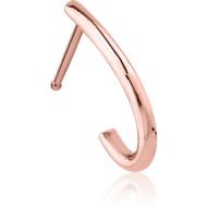 ROSE GOLD PVD COATED SURGICAL STEEL WRAP AROUND NOSE BONE