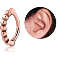 ROSE GOLD PVD COATED SURGICAL STEEL ROOK CLICKER