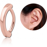 ROSE GOLD PVD COATED SURGICAL STEEL ROOK CLICKER