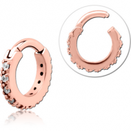 ROSE GOLD PVD COATED SURGICAL STEEL JEWELLED MULTI PURPOSE CLICKER