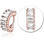 ROSE GOLD PVD COATED SURGICAL STEEL JEWELLED MULTI PURPOSE CLICKER