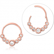 ROSE GOLD PVD COATED SURGICAL STEEL JEWELLED MULTI PURPOSE CLICKER