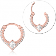 ROSE GOLD PVD COATED SURGICAL STEEL JEWELLED MULTI PURPOSE CLICKER