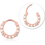 ROSE GOLD PVD COATED SURGICAL STEEL JEWELLED MULTI PURPOSE CLICKER