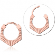 ROSE GOLD PVD COATED SURGICAL STEEL MULTI PURPOSE CLICKER
