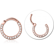 ROSE GOLD PVD COATED SURGICAL STEEL JEWELLED MULTI PURPOSE CLICKER