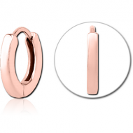 ROSE GOLD PVD COATED SURGICAL STEEL MULTI PURPOSE HUGGIE PIERCING PIERCING