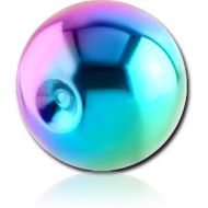 RAINBOW PVD COATED SURGICAL STEEL BALL FOR BALL CLOSURE RING PIERCING