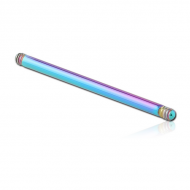 RAINBOW PVD COATED SURGICAL STEEL MICRO BARBELL PIN
