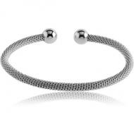 SURGICAL STEEL TWISTED WIRE BANGLE