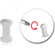 SURGICAL STEEL ATTACHMENT FOR 1.6 MM THREADED PIN - I PIERCING
