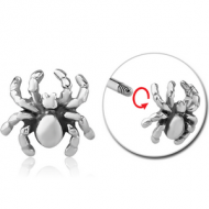 SURGICAL STEEL ATTACHMENT FOR 1.6 MM THREADED PINS - SCORPION PIERCING