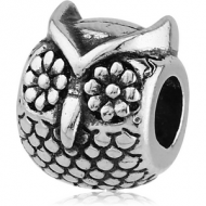 SURGICAL STEEL BEAD 5.0 - 5.2 MM HOLE - OWL